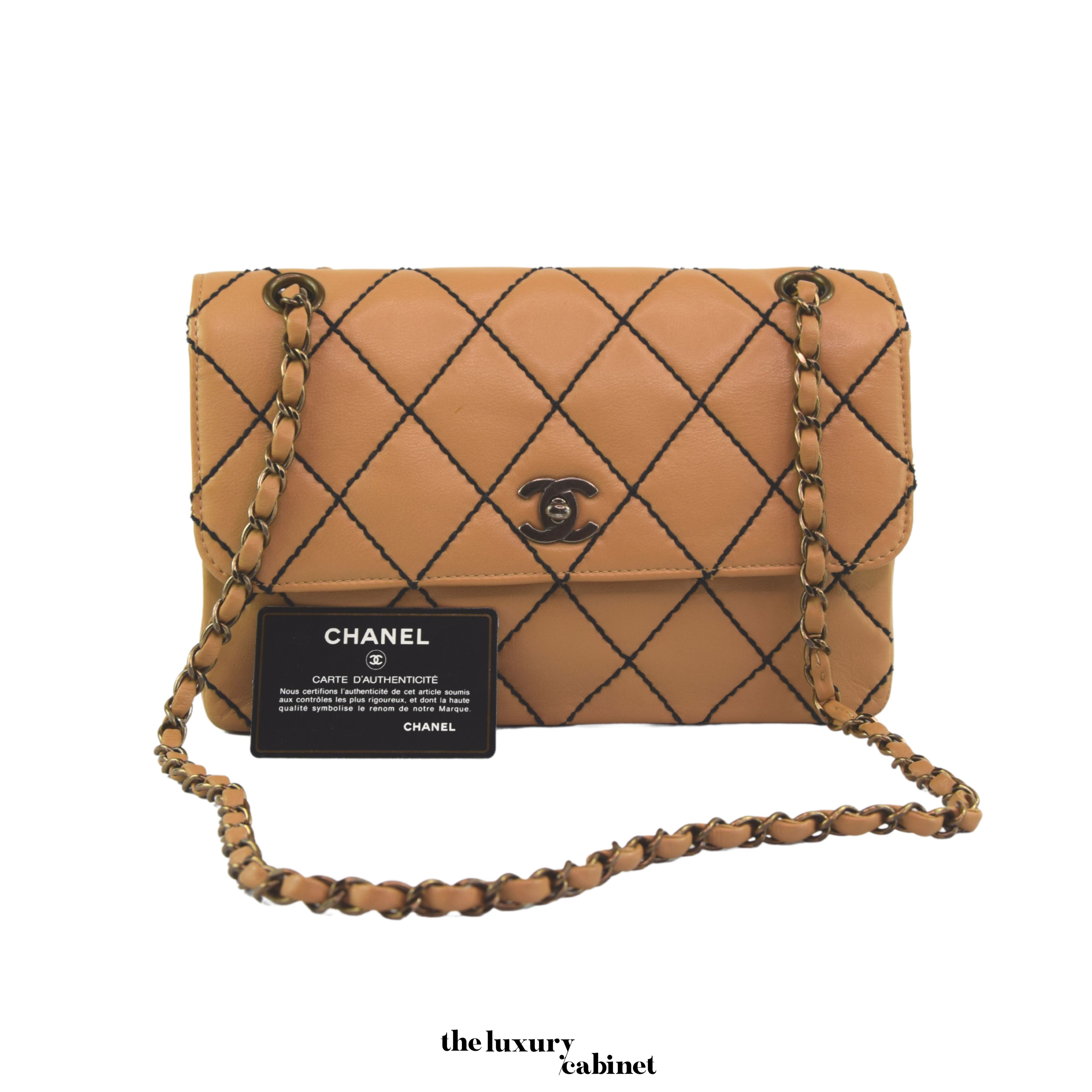 Chanel Wild Stitch Flap Bag Classic Surpique