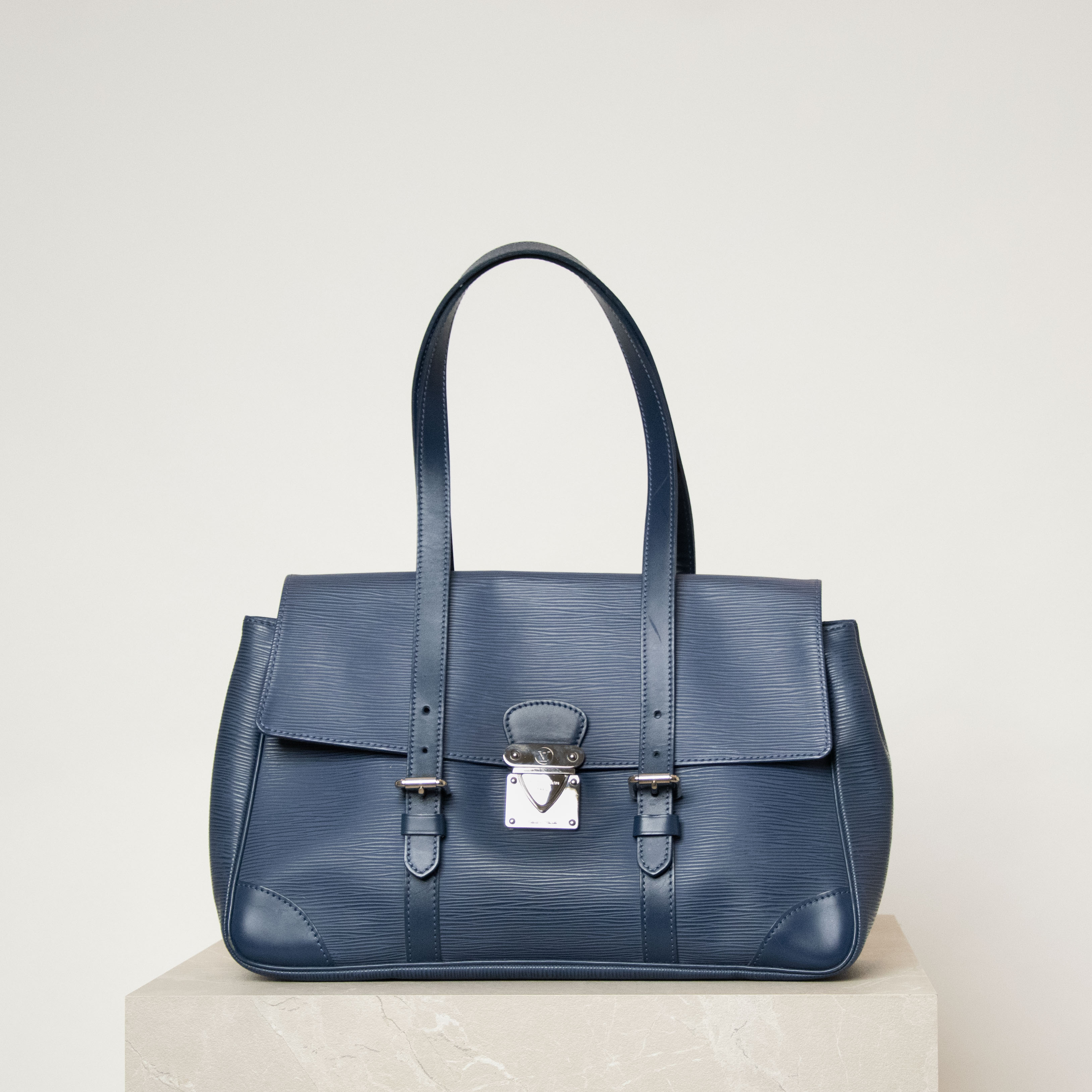 Louis Vuitton Epi Segur Tasche Blau
