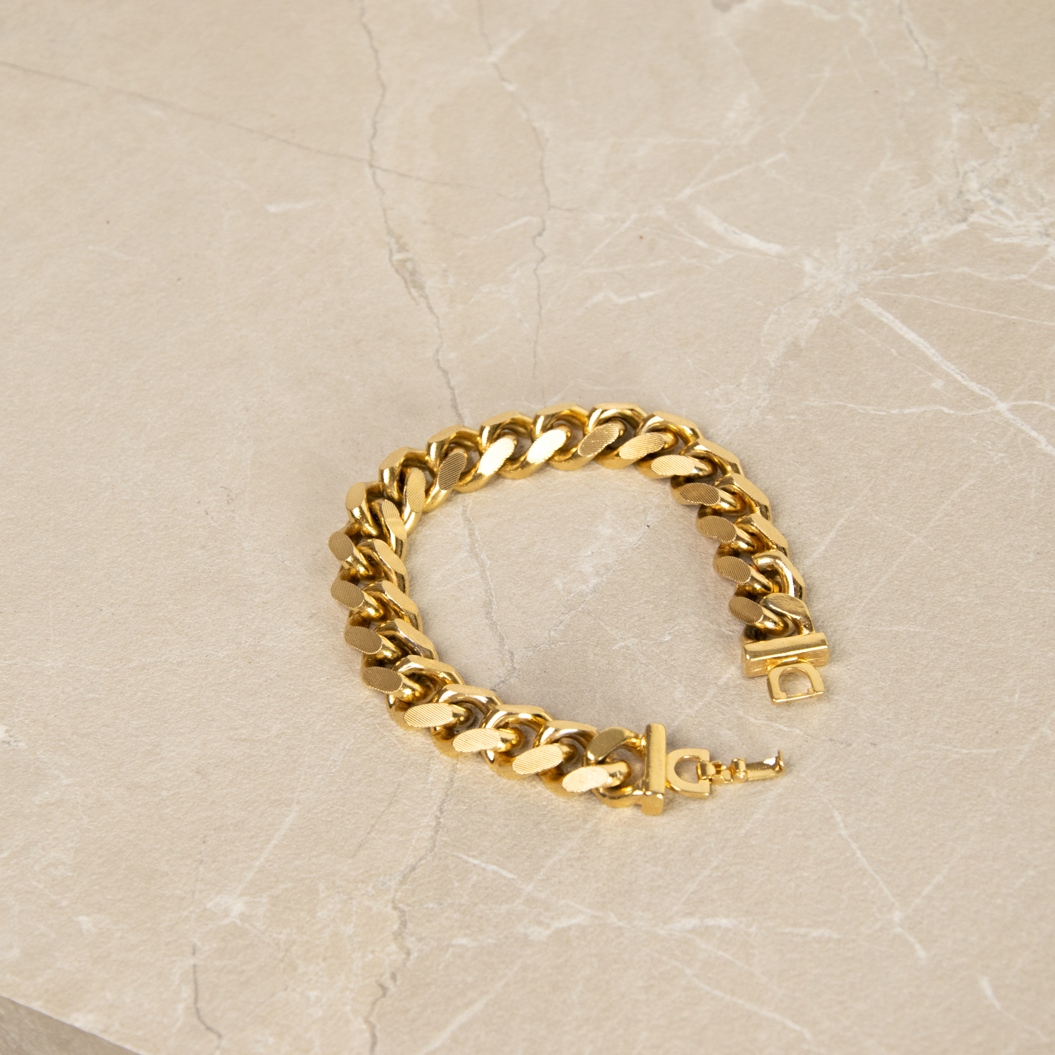 Christian Dior Vintage Armband Goldglieder