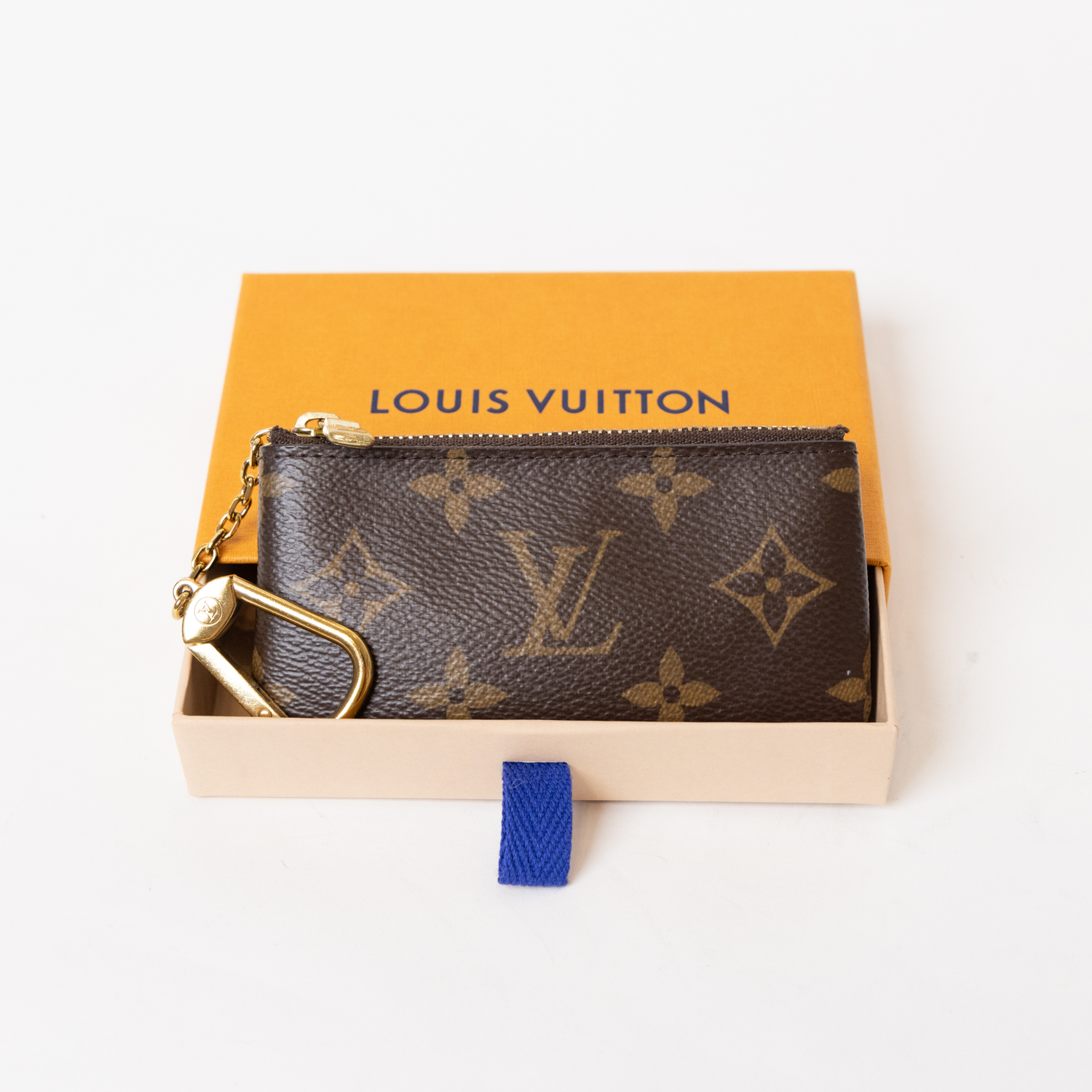 Louis Vuitton Key Purse Wallet Monogram Canvas Schlüsseletui
