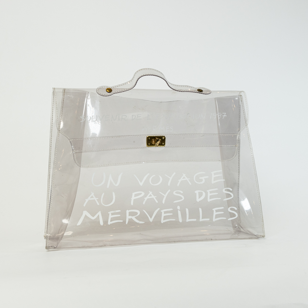 Hermès Kelly 40 Bag Transparent Vinyl