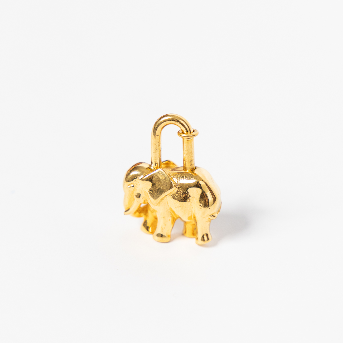 Hermès Elefant Cadenas Vintage Gold