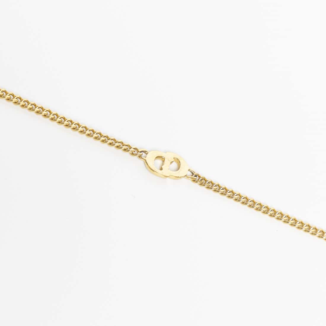 Dior CD Logo GP Armband mit Strassteinen