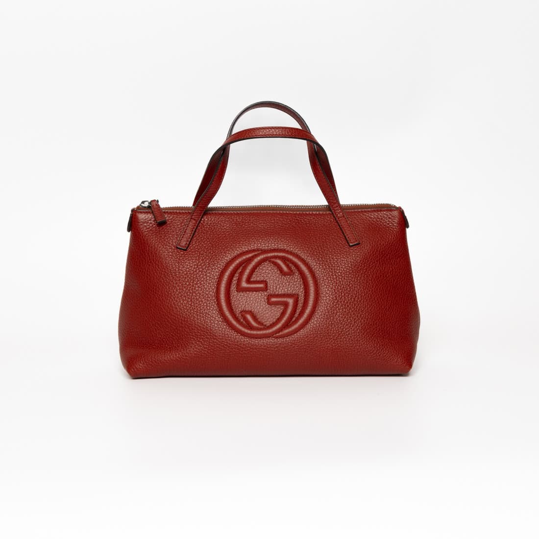 Gucci Soho Leder Tasche Rot – the luxury cabinet - Main Image