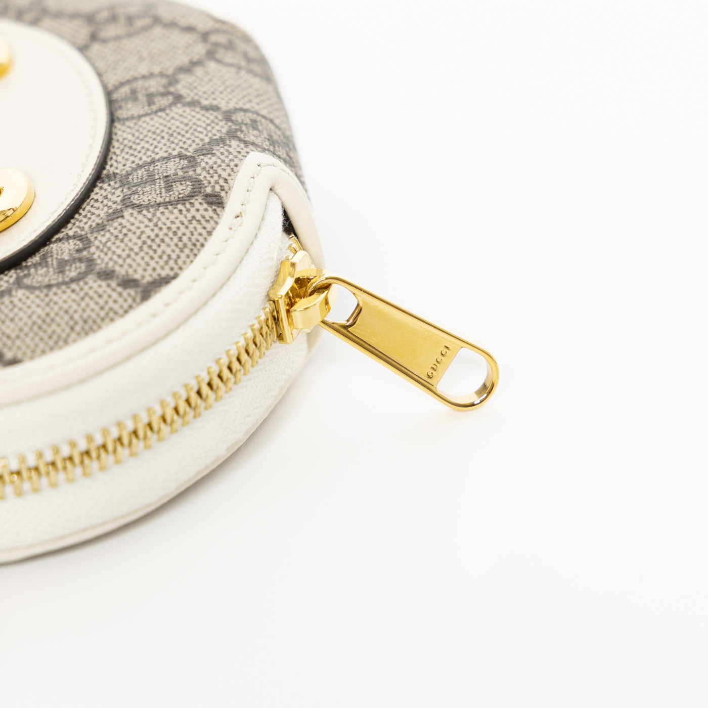 Gucci Horsebit Mini Etui Geldbörse Guccissima mit Gold