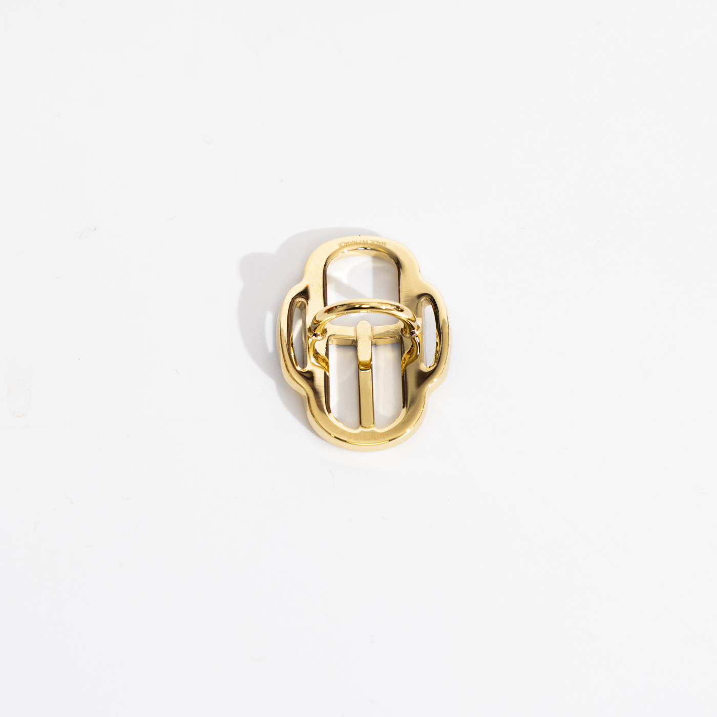 Hermès Tuchring Gold Schwarz Mit Goldener Hardware