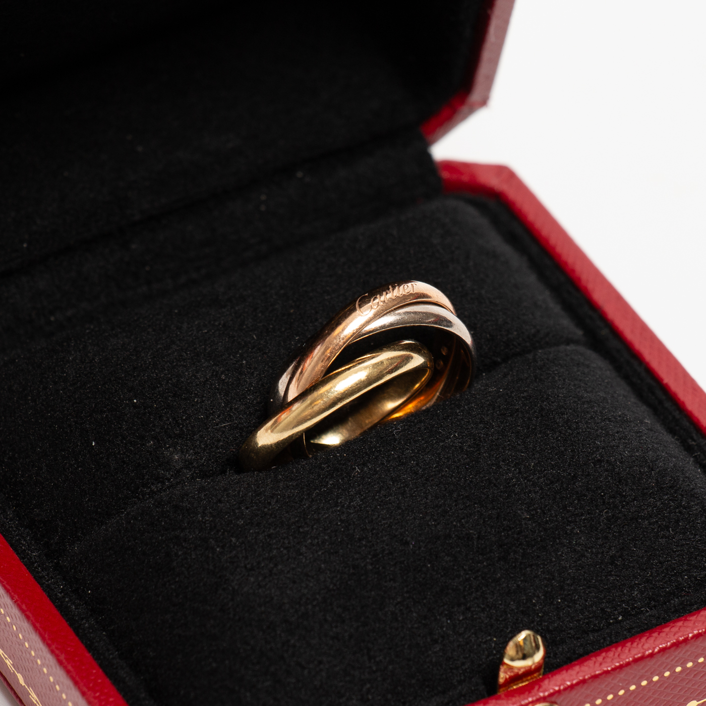 Cartier Trinity Gold Ring mit OVP und Zertifikat Größe 57