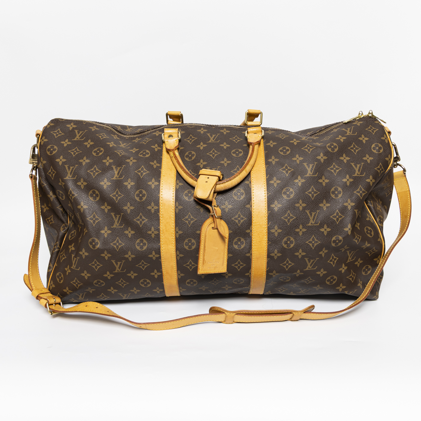 Louis Vuitton Keepall 60 Bandouliere Monogram Canvas Reisetasche TH0966