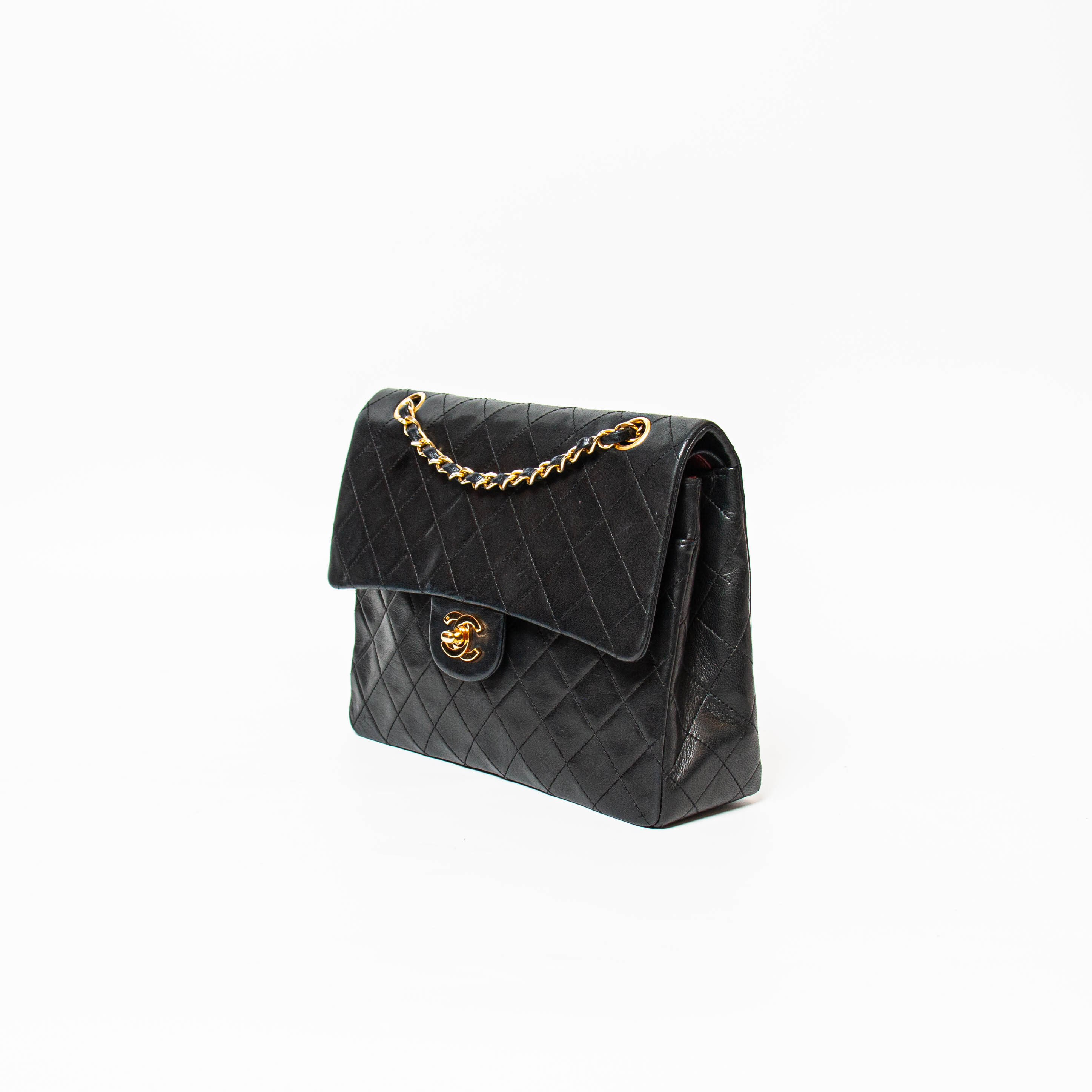 Chanel Tasche Single Flap Rectangular Schwarz 1255089 Vintage