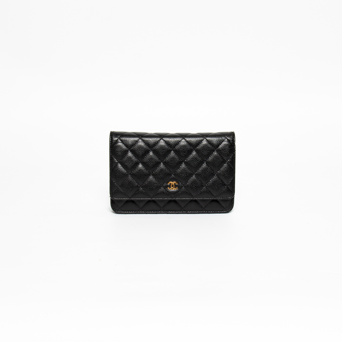 Chanel Wallet on Chain Classic WOC Tasche Caviar Leder Schwarz